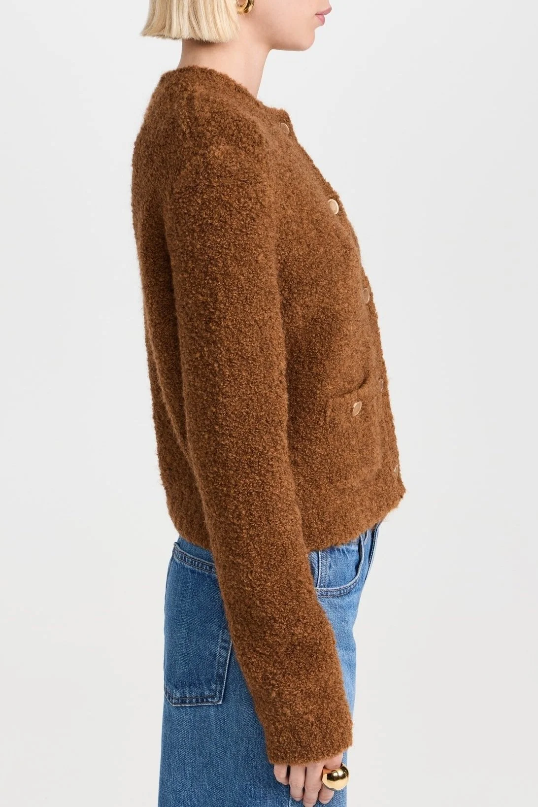 トップス PPFM border gimmick cardigan archive トップス PPFM border gimmick cardigan archive トップス PPFM