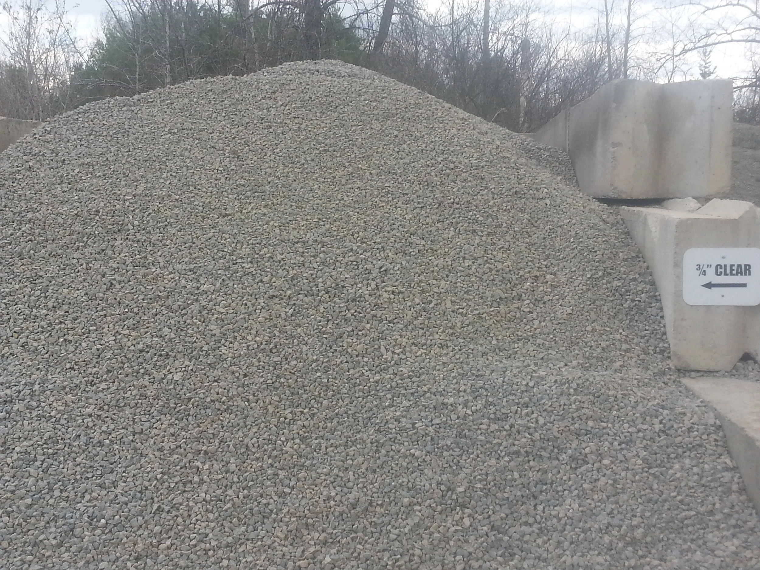3/4” Clear Stone