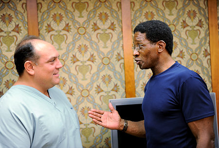 "Mercury" Morris with Dr. Joe