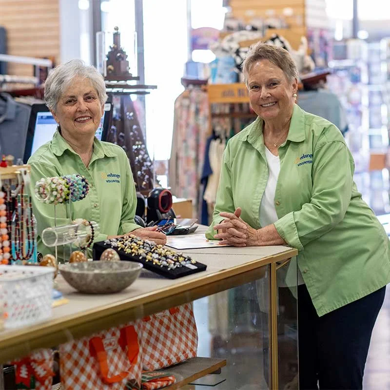 Claire Peacock and Nancy Monroe – Gift Shop Dynamic Duo