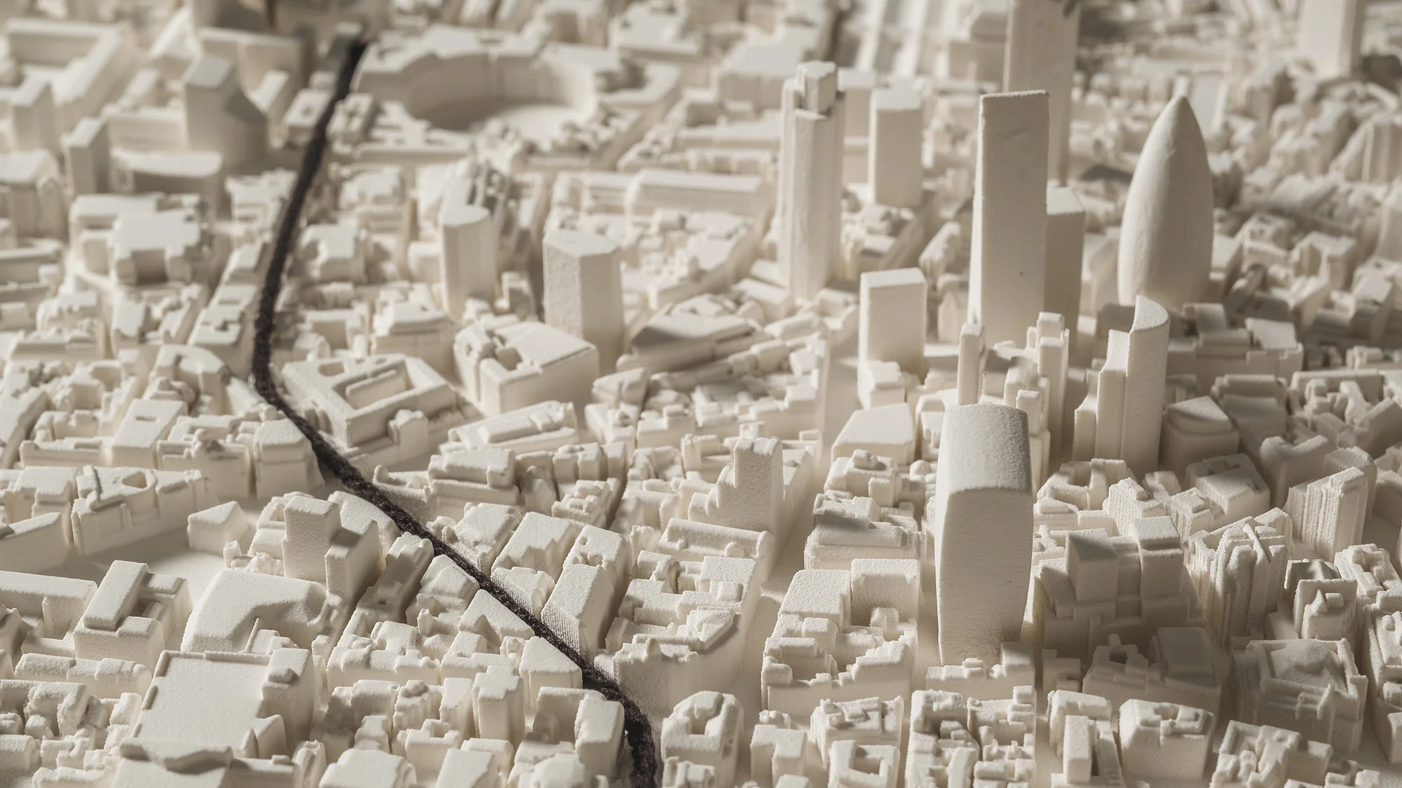 The Northern Line running through London