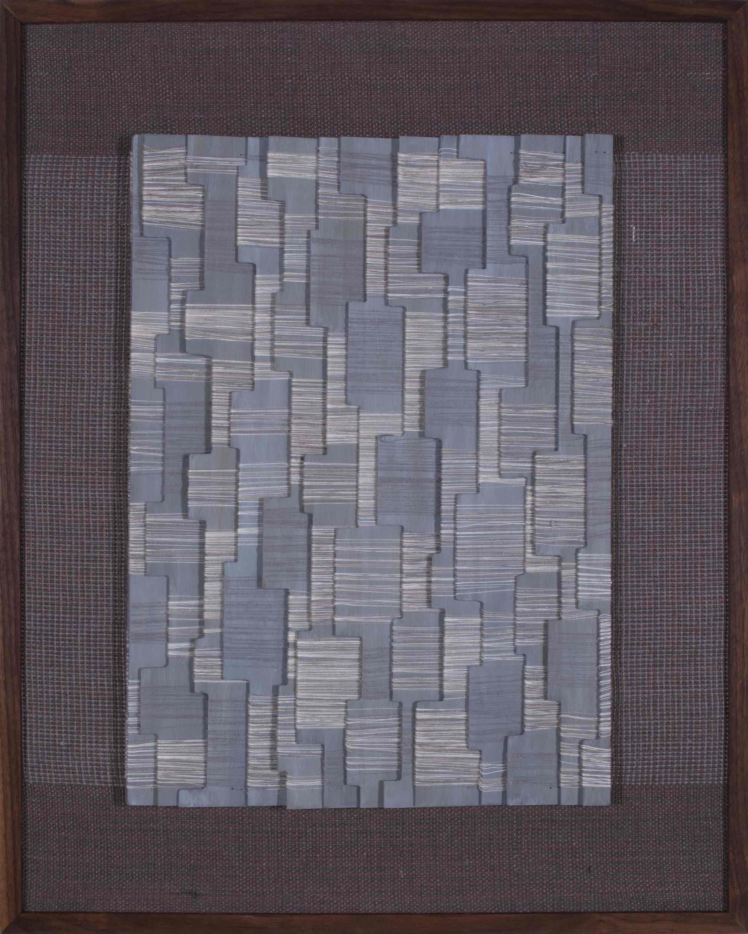   Bark    Linen with wood inserts    24” x  27”  