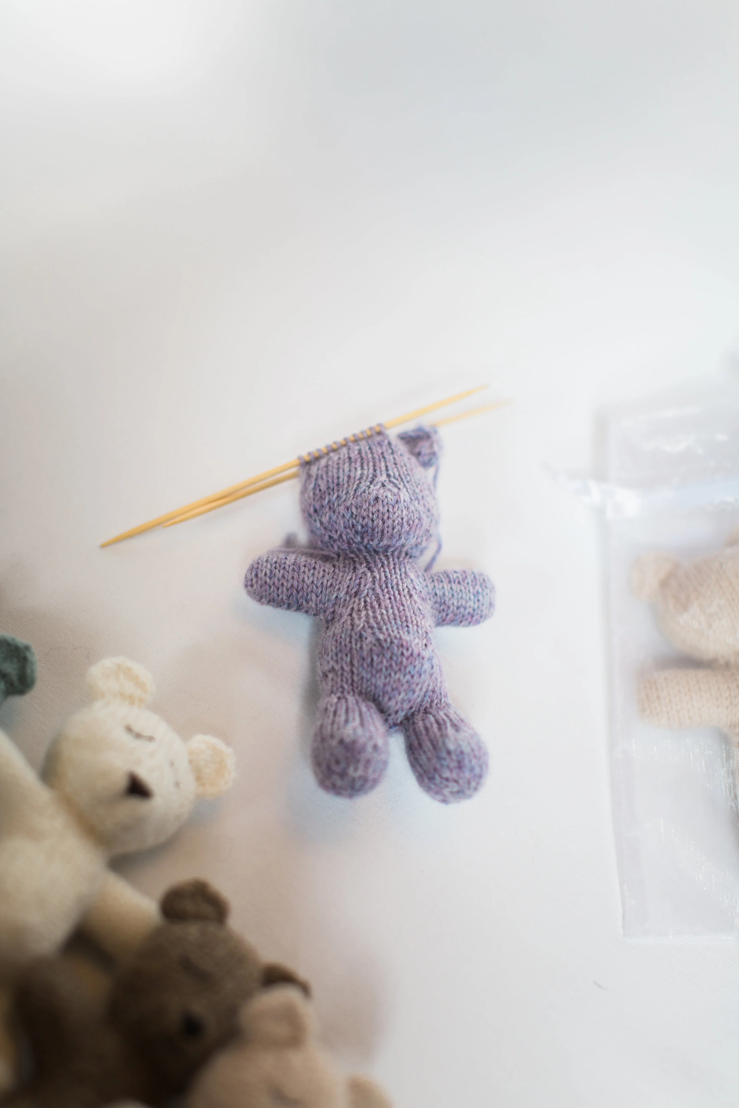 Purple Tiny Bear