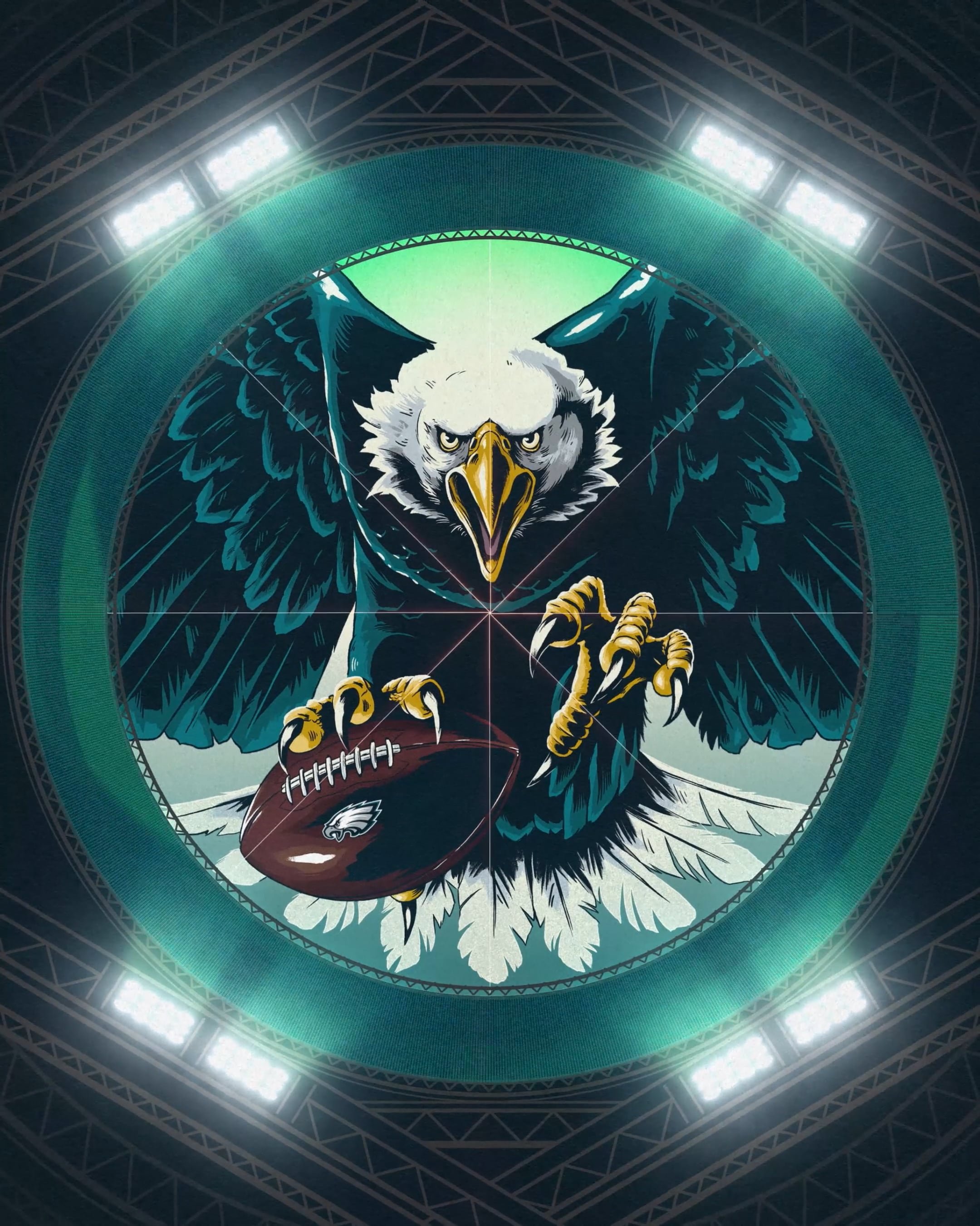 Eagles // Falcons Game Day Poster