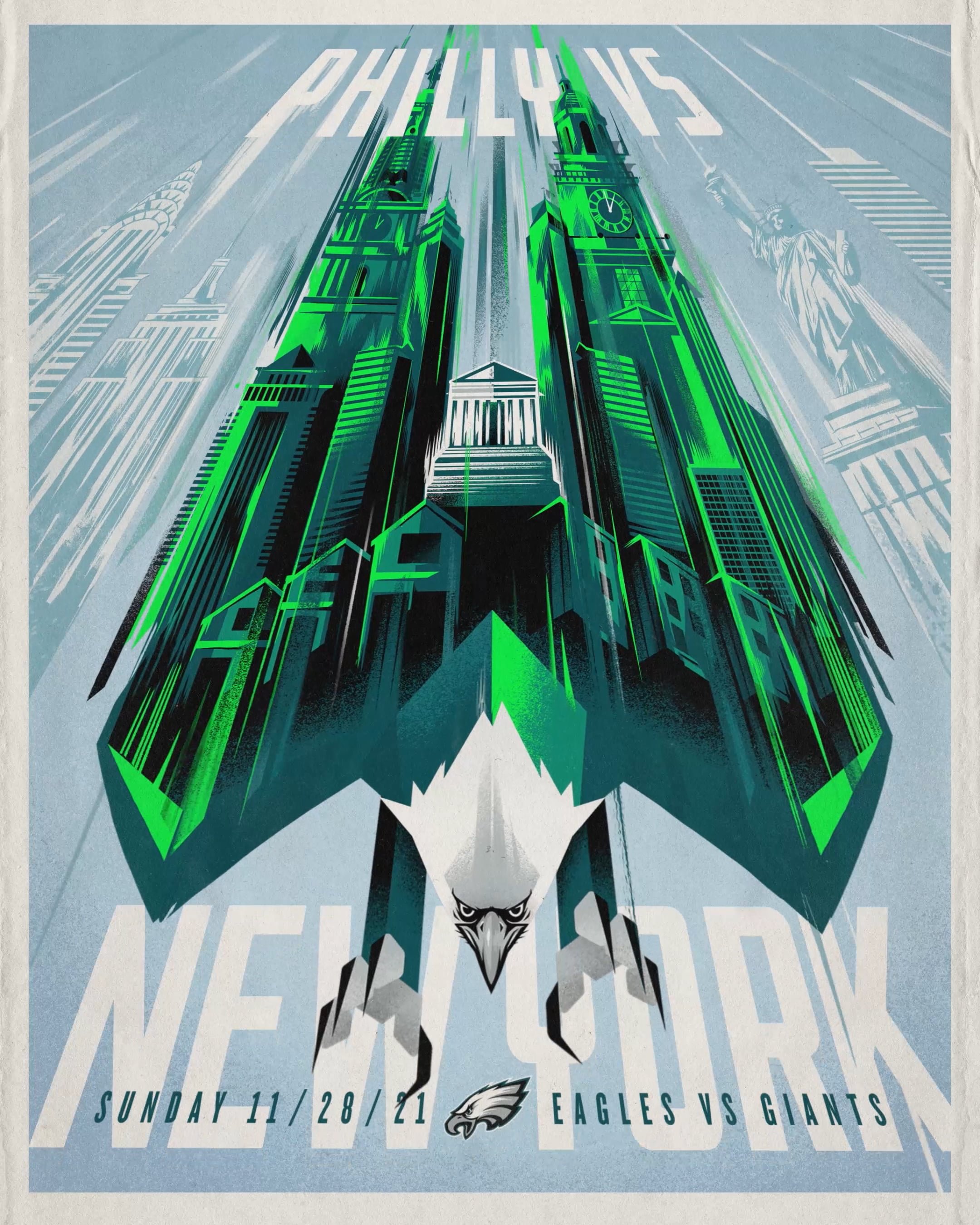 Eagles // Giants Game Day Poster