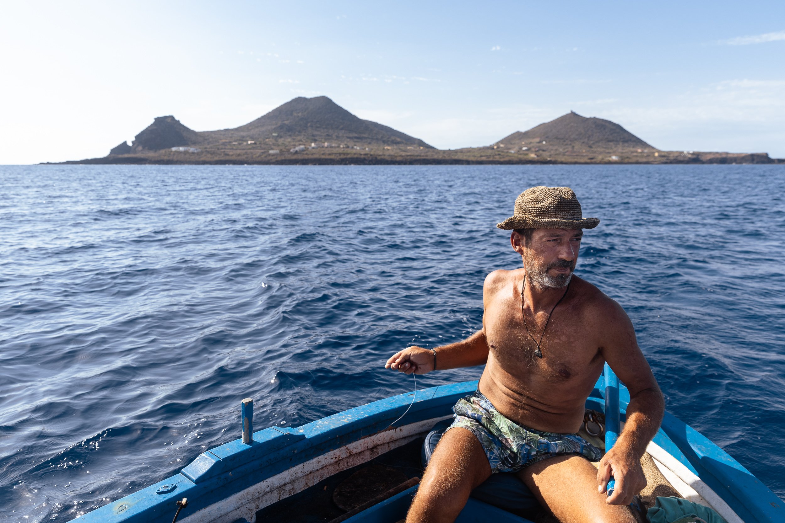 Fabrizio Giardina, fisherman of Linosa