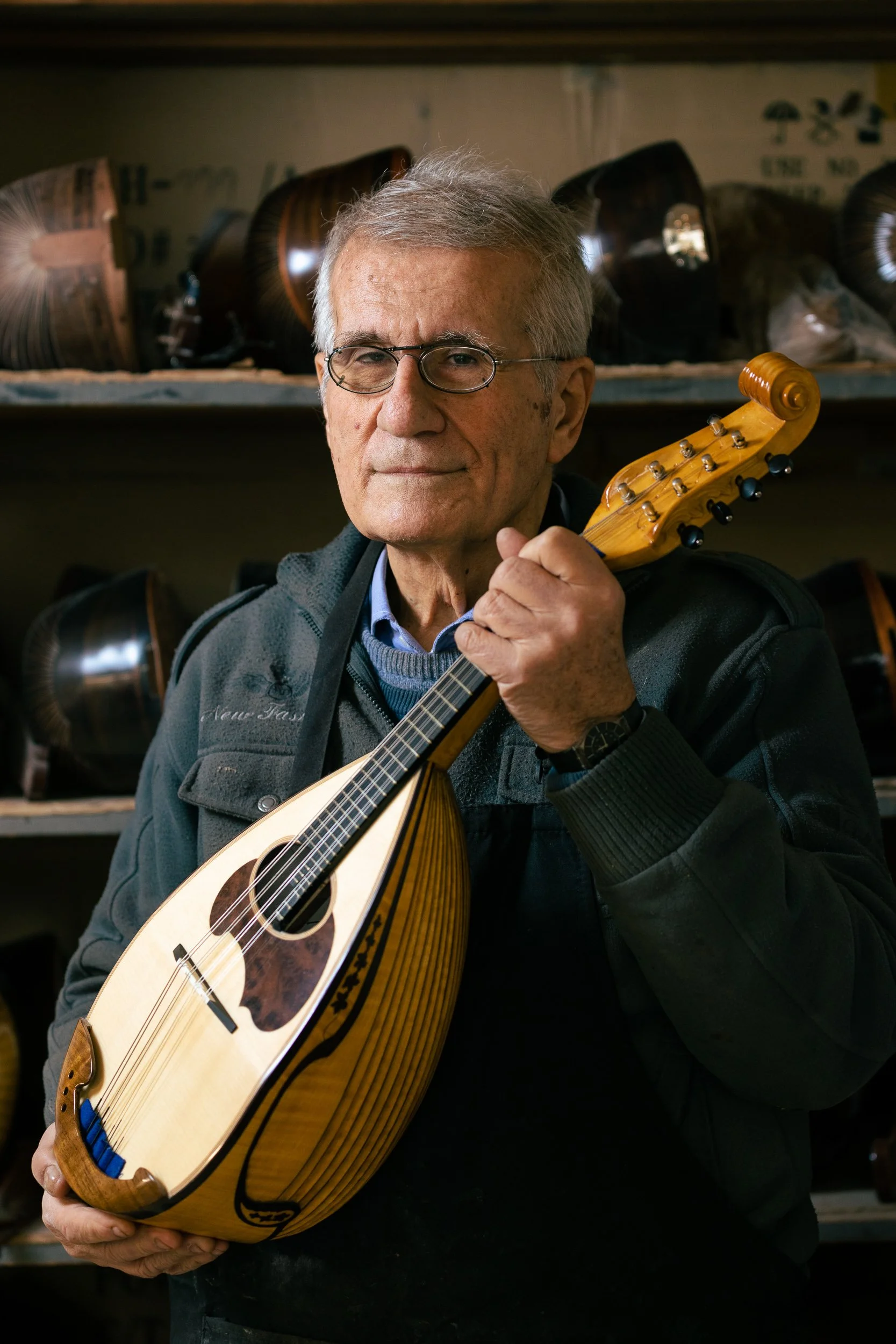 Raffaele Calace, owner of Calace Luthiers