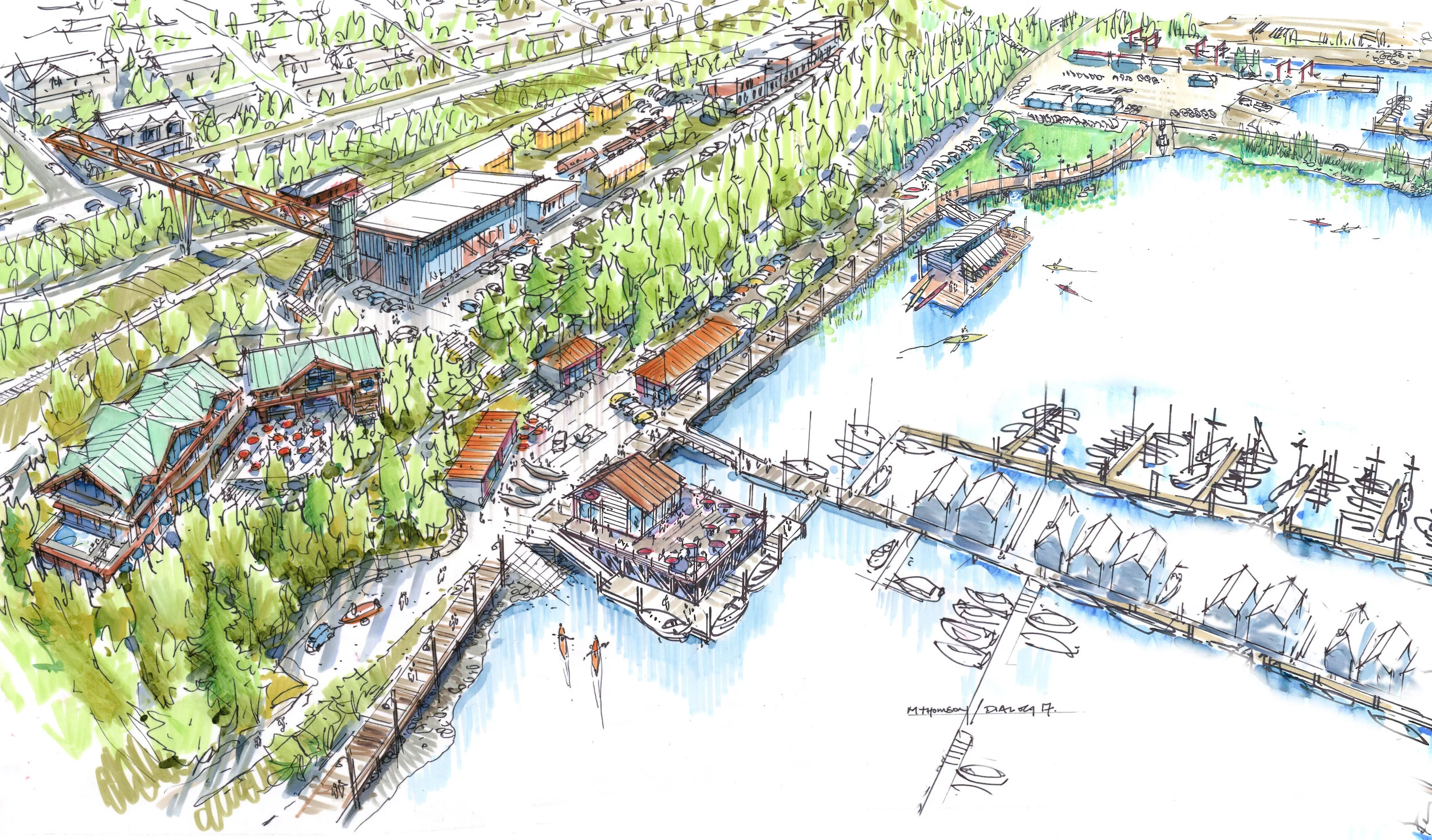 marina landing with rowing centre birdseye - revised.jpg