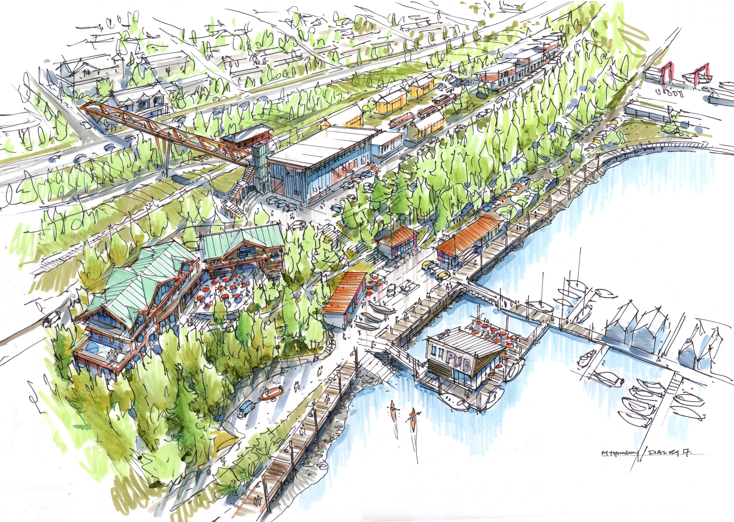 Ladysmith Waterfront Vision and Masterplan, while at DIALOG