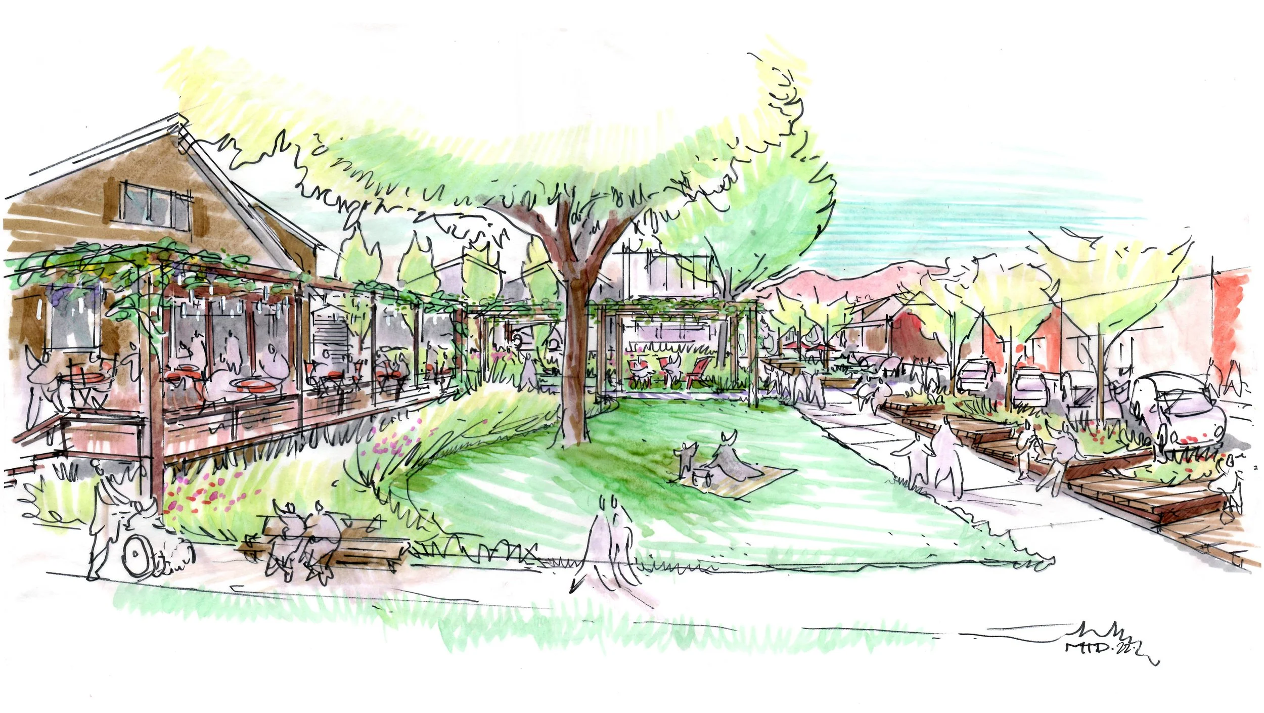 Perspective Sketch - Wine centre side.jpg