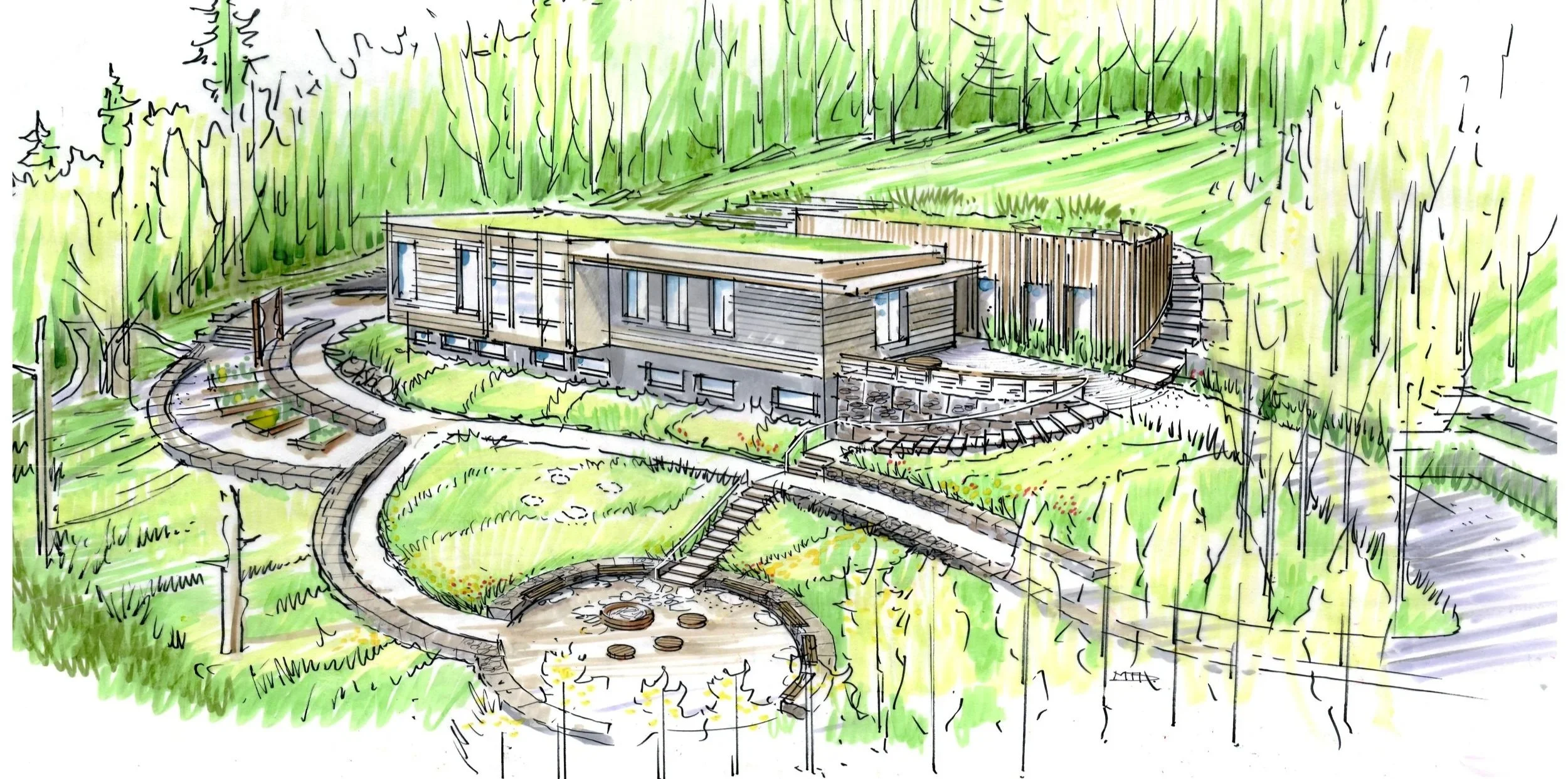 Split Rock Healing House, Witset First Nation with TAG Architecture, Regenative Design and Aliso ProjectsW