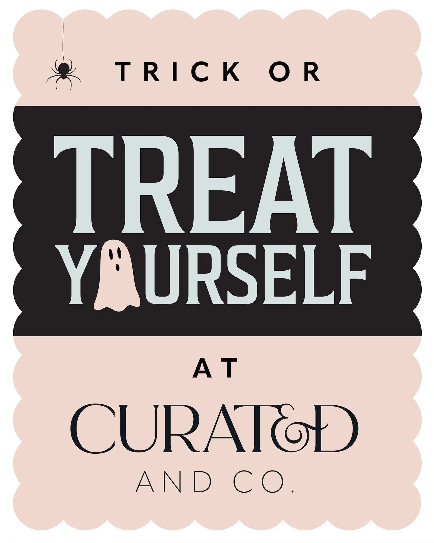 Happy Halloween from all of us at Curated &amp; Co.! 🎃

Whether you&rsquo;re in the mood for a little trick or treat, stop by and treat yourself to something special &mdash; a fun find, a cozy candle, or that statement piece you&rsquo;ve been eyeing