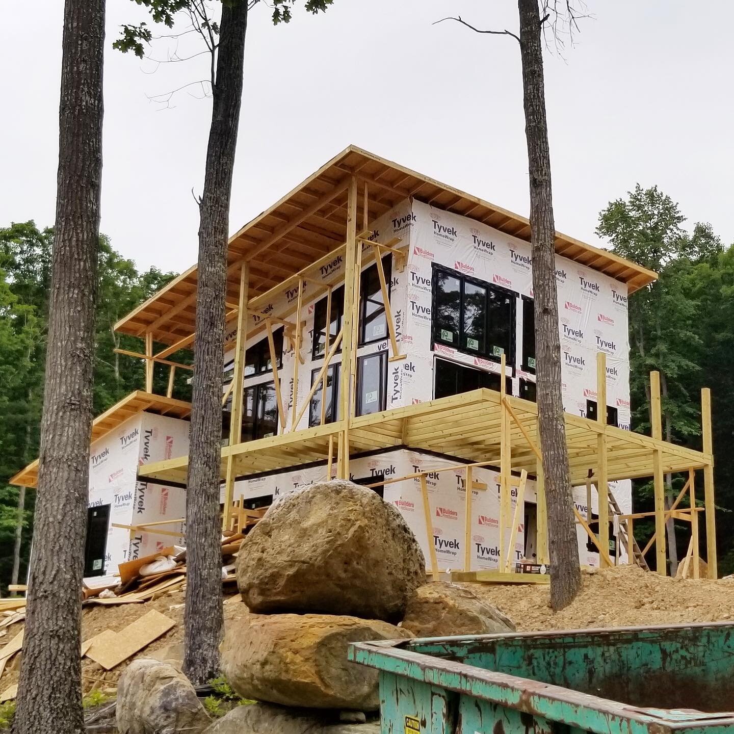 With the windows in, it&rsquo;s time to (quite literally) deck the place out.