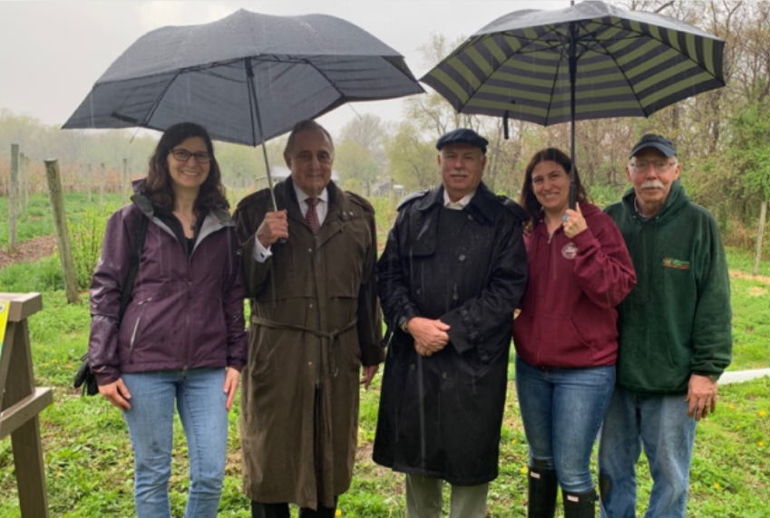 Second from the left: The interviewee, Mr. Dale Travis, among other members of the TACF and board members of the Queens Farm Museum.