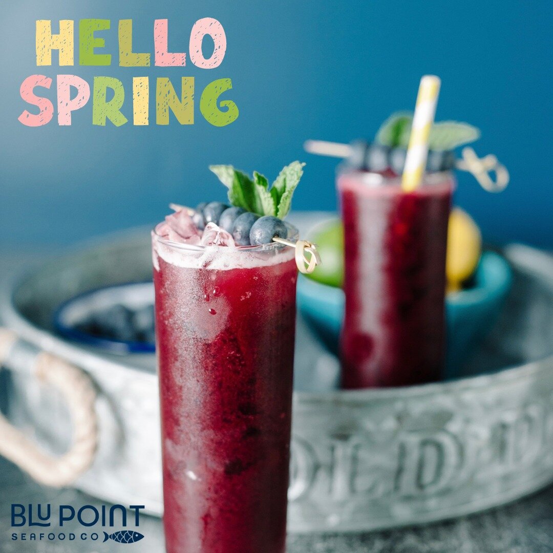 Today is the first day of spring! Get into the spirit by enjoying our refreshing BLU Berry Lemonade. #spring #cocktailhour #visitva #stauntonva #downtownstaunton