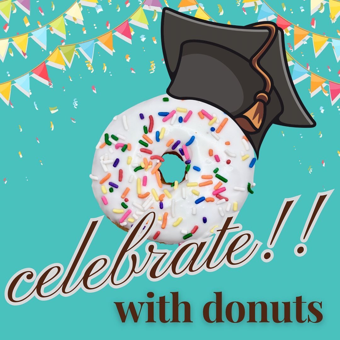 Celebrate grads with the treats they love: Two Boys Donuts! 

#graduation
#twoboysdonuts
#reallydeliciousdonuts
#anABQoriginal 
#eatlocal