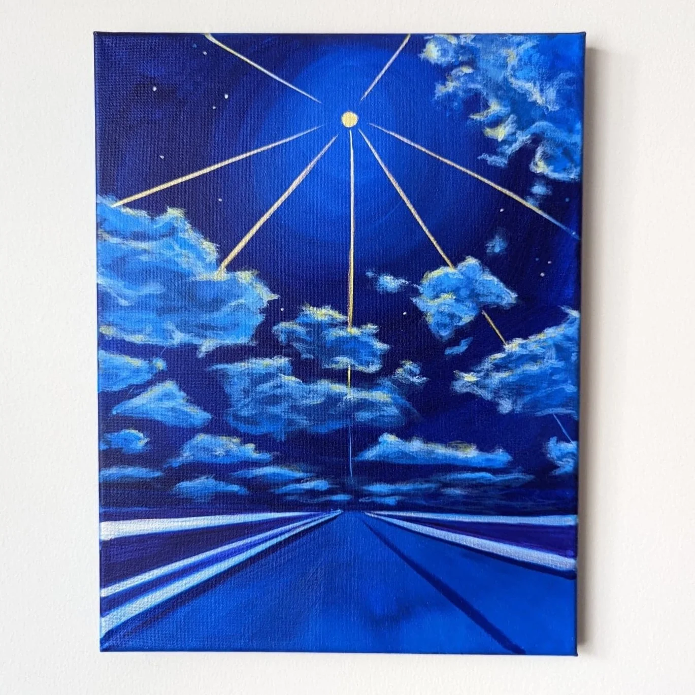 Tennessee Skies Series #3 2022 Acrylic on Canvas