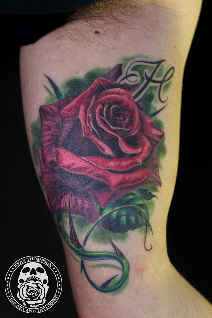 Glen's Rose Tattoo
