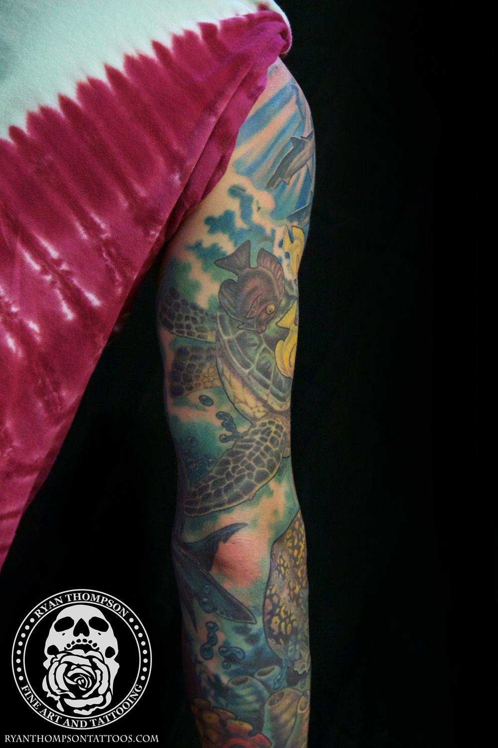 INK ASSASSINS TATTOOS  PIERCINGS  Crazy cool underwater sleeve getting  one more