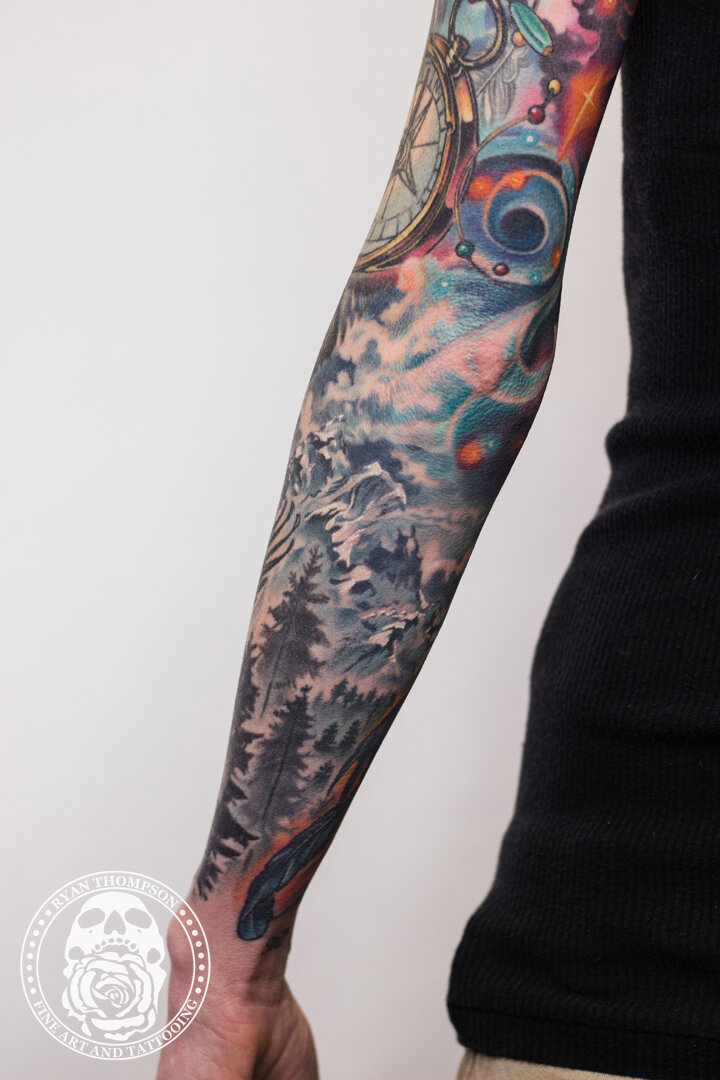 RyanThompsonTattoos_color_tattoo_sleeve_space_raven_dreamcatcher_compass_mountain_feather_coverup-016.jpg