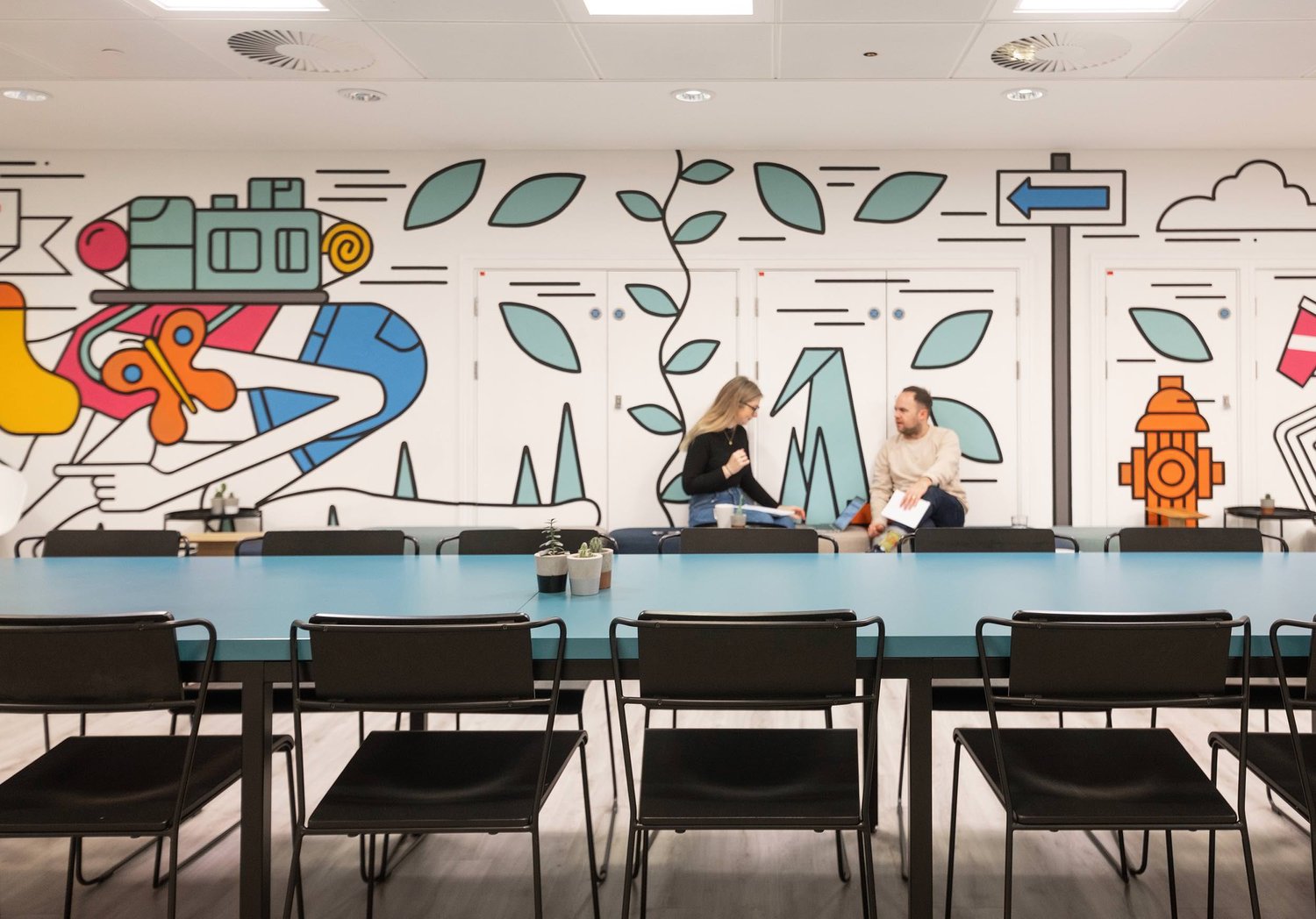 Designing A Shared Workspace for Three Companies | Trifle Workspace ...