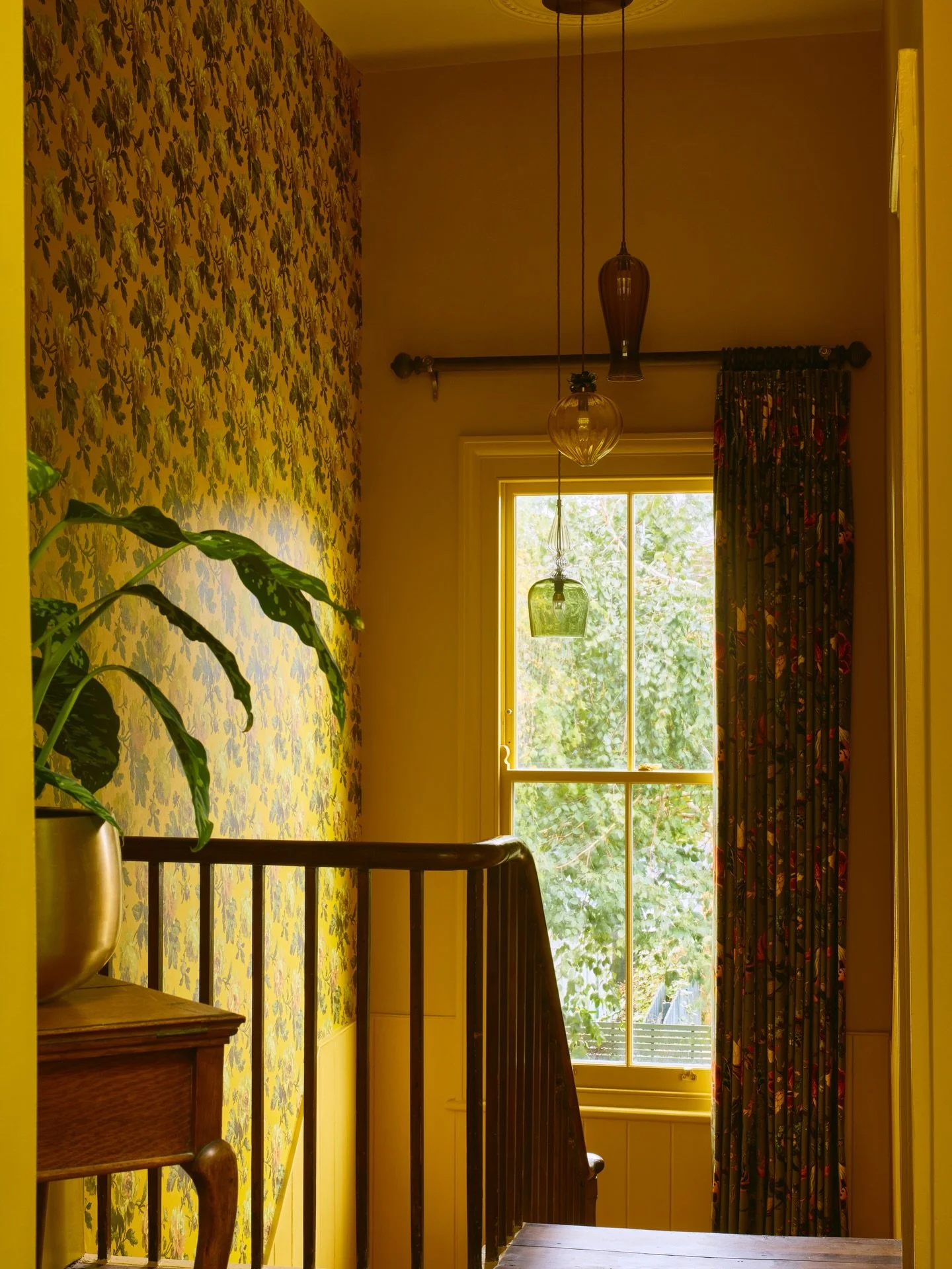 The hallway at The Duke &mdash; our biggest residential renovation to date &mdash; connects the home vertically, leading both down to the basement and up to the first floor. A perfect moment for a bit of theatre.

The brief was bright and bold, so we