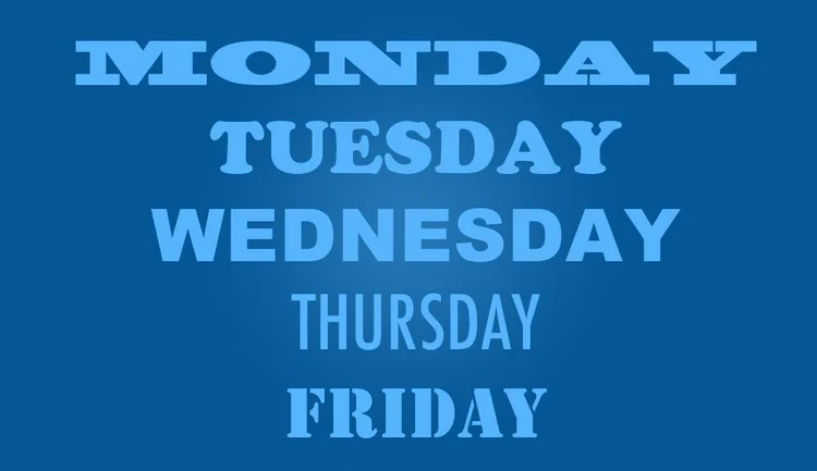 Beating Blue Monday, Tuesday, Wednesday, Thursday and Friday | Trifle ...