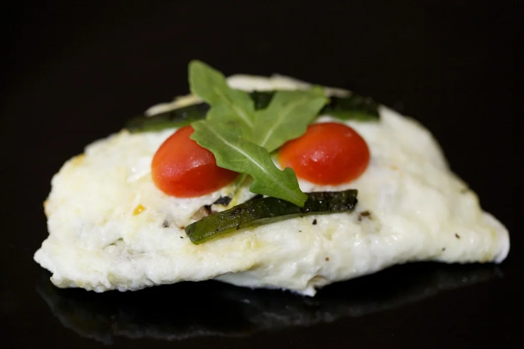 Egg White Omelet with Shitake Mushrooms &amp; Pasilla Chile