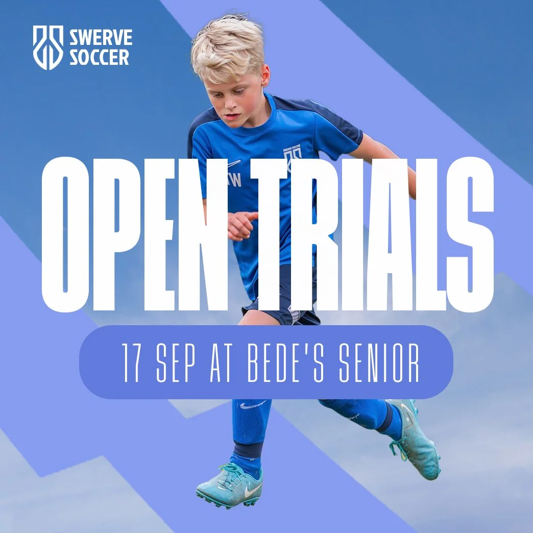 JOIN SWERVE SOCCER FOR THE 2026/27 SEASON (Y2-Y8)