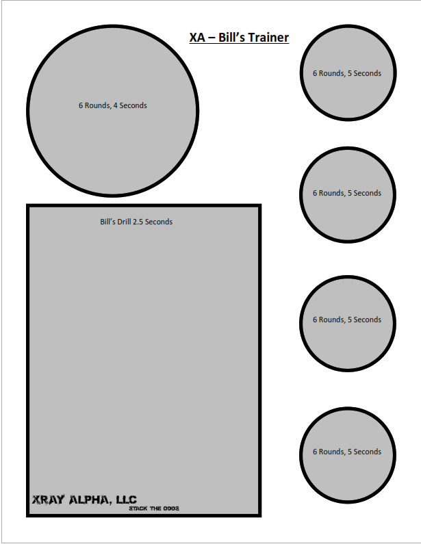 downloadable xa drills and skills targets xray alpha