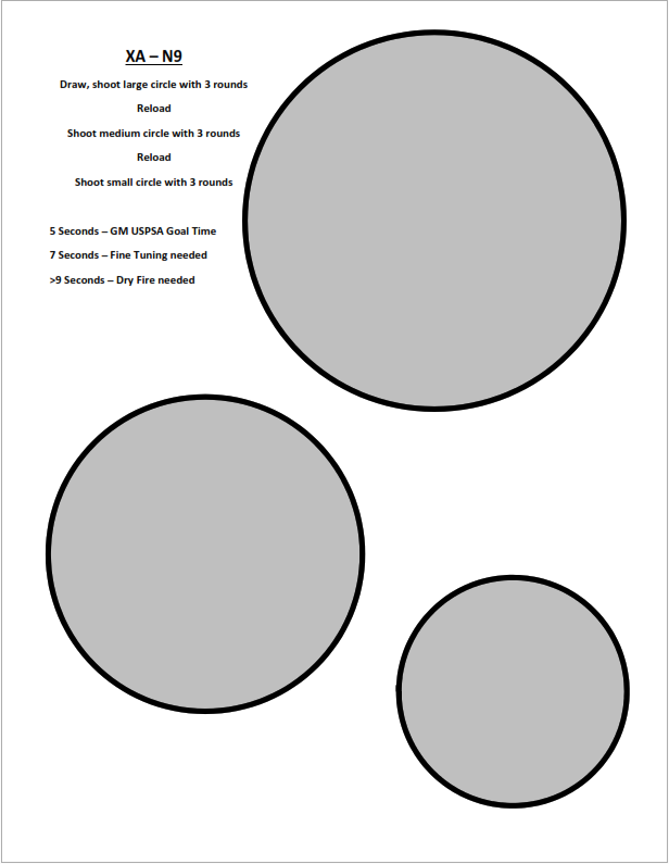 downloadable xa drills and skills targets xray alpha