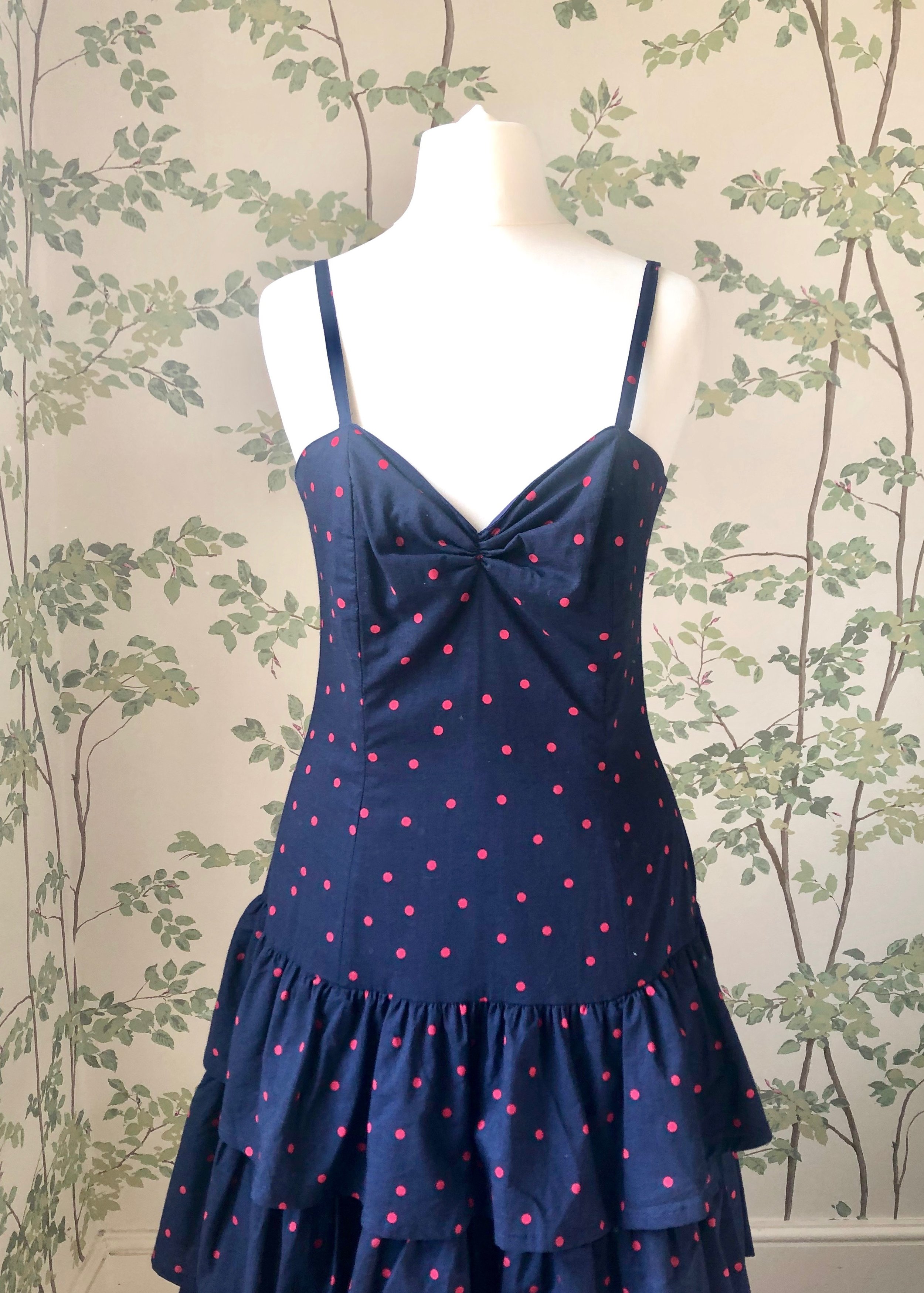laura ashley polka dot dress