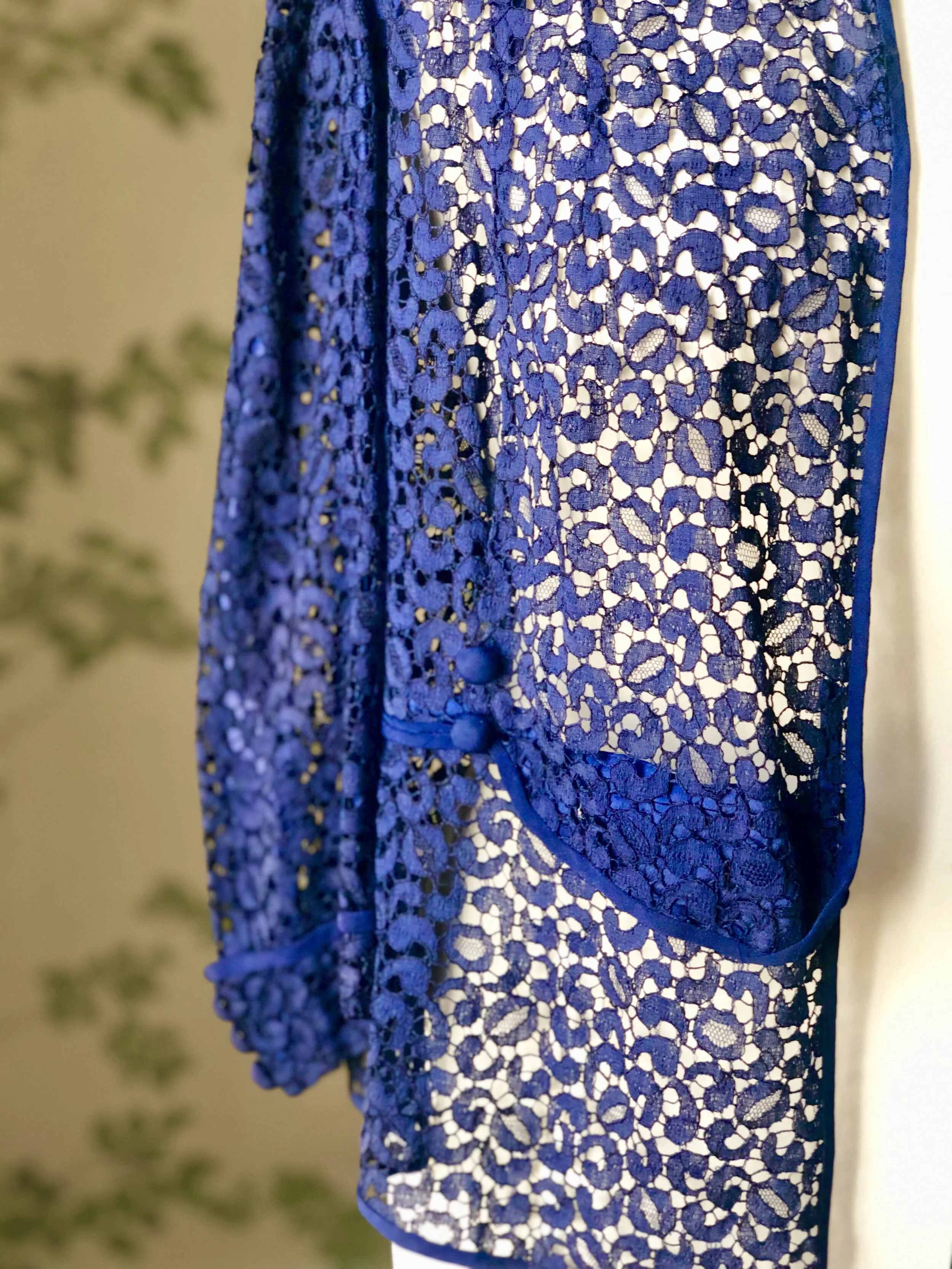 navy lace jacket next