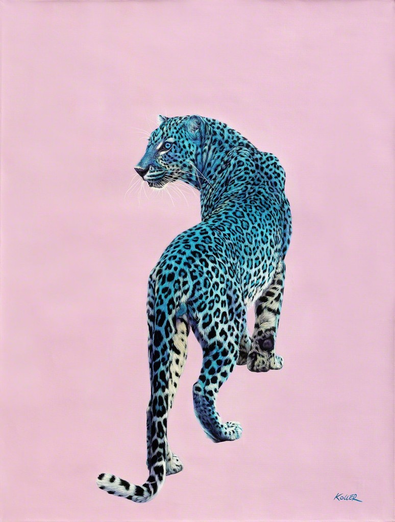 Helmut Koller, Leopard on Pink