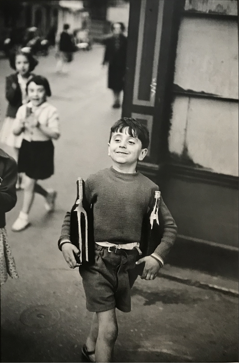 Henri Cartier-Bresson, Rue Mouffetard, Paris, 1954, 1954, Gelatin Silver Print, 14 1/4 × 9 1/2 inches