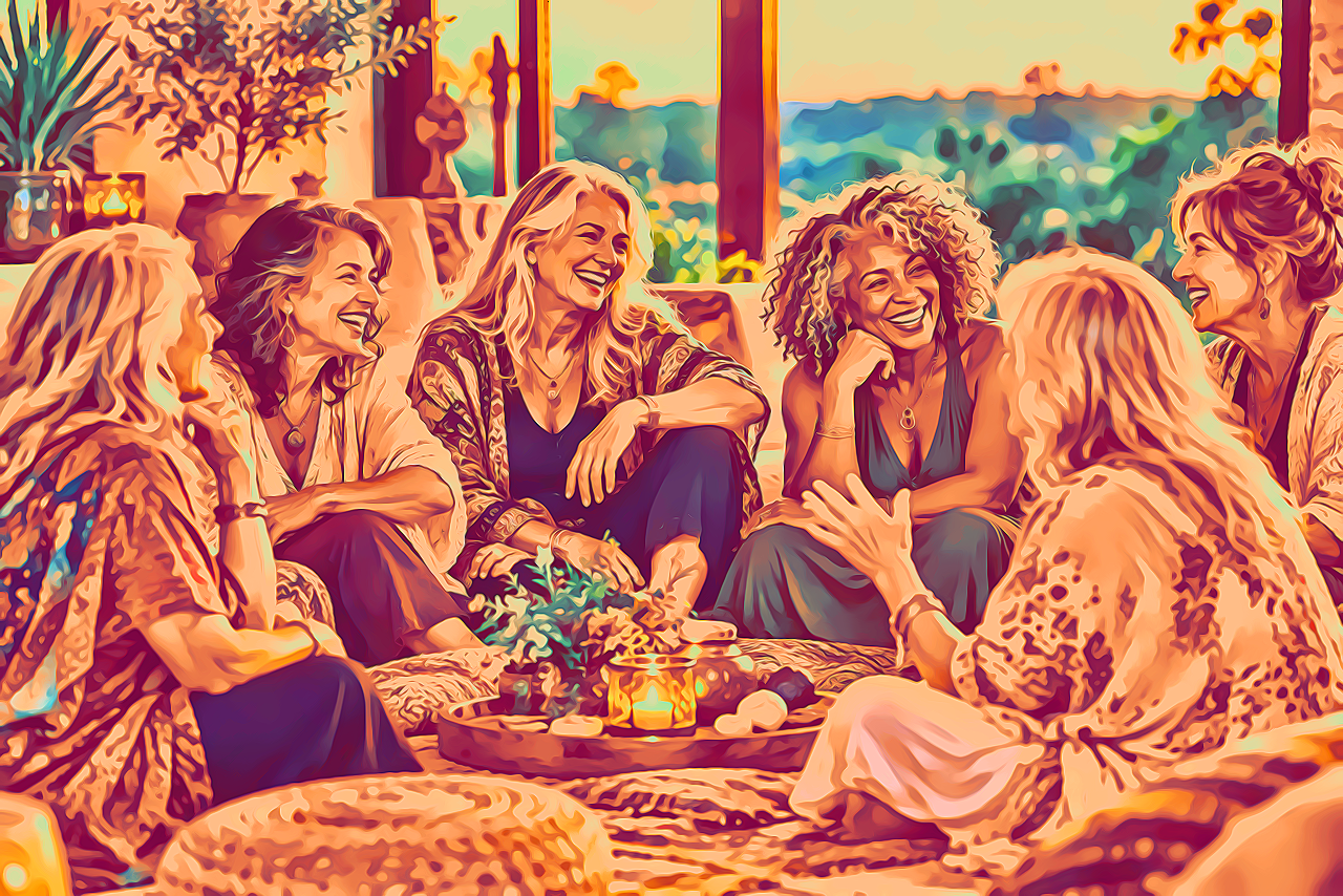 Wise n Wild Women's Salon lively discussion