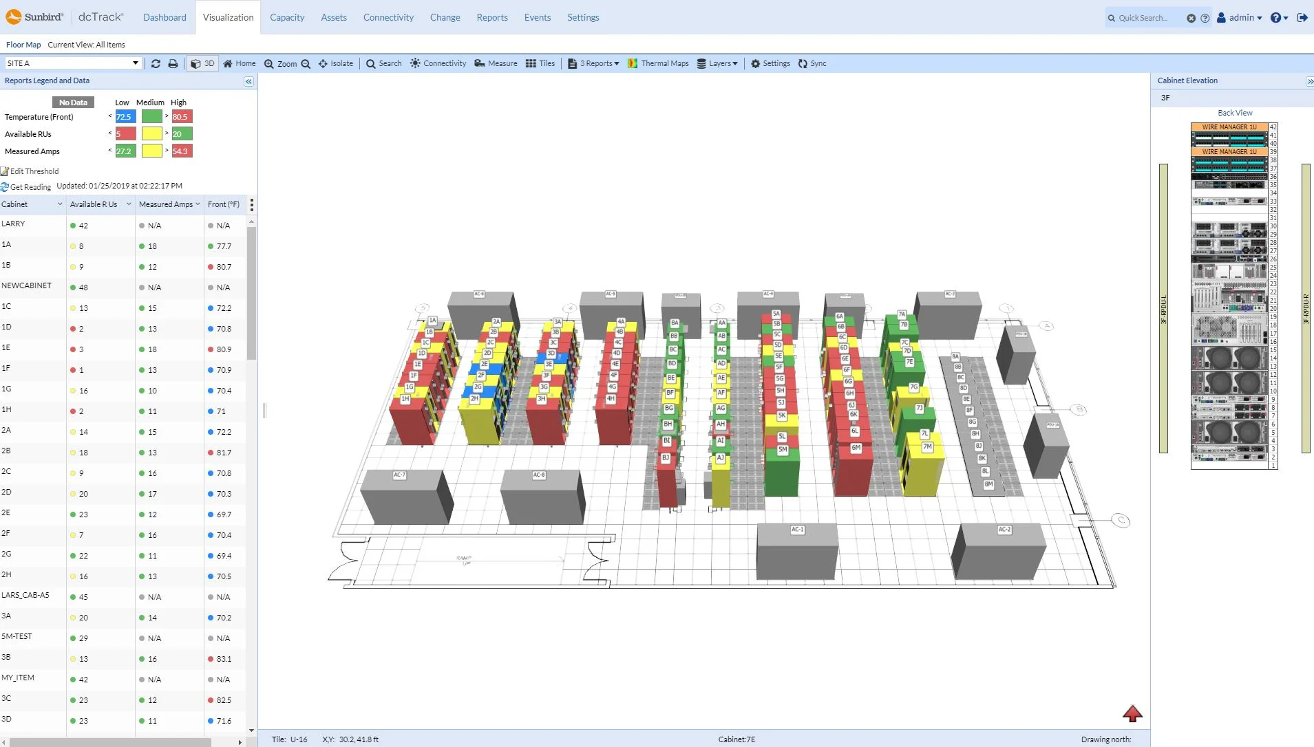 Multiple Floor Map Reports
