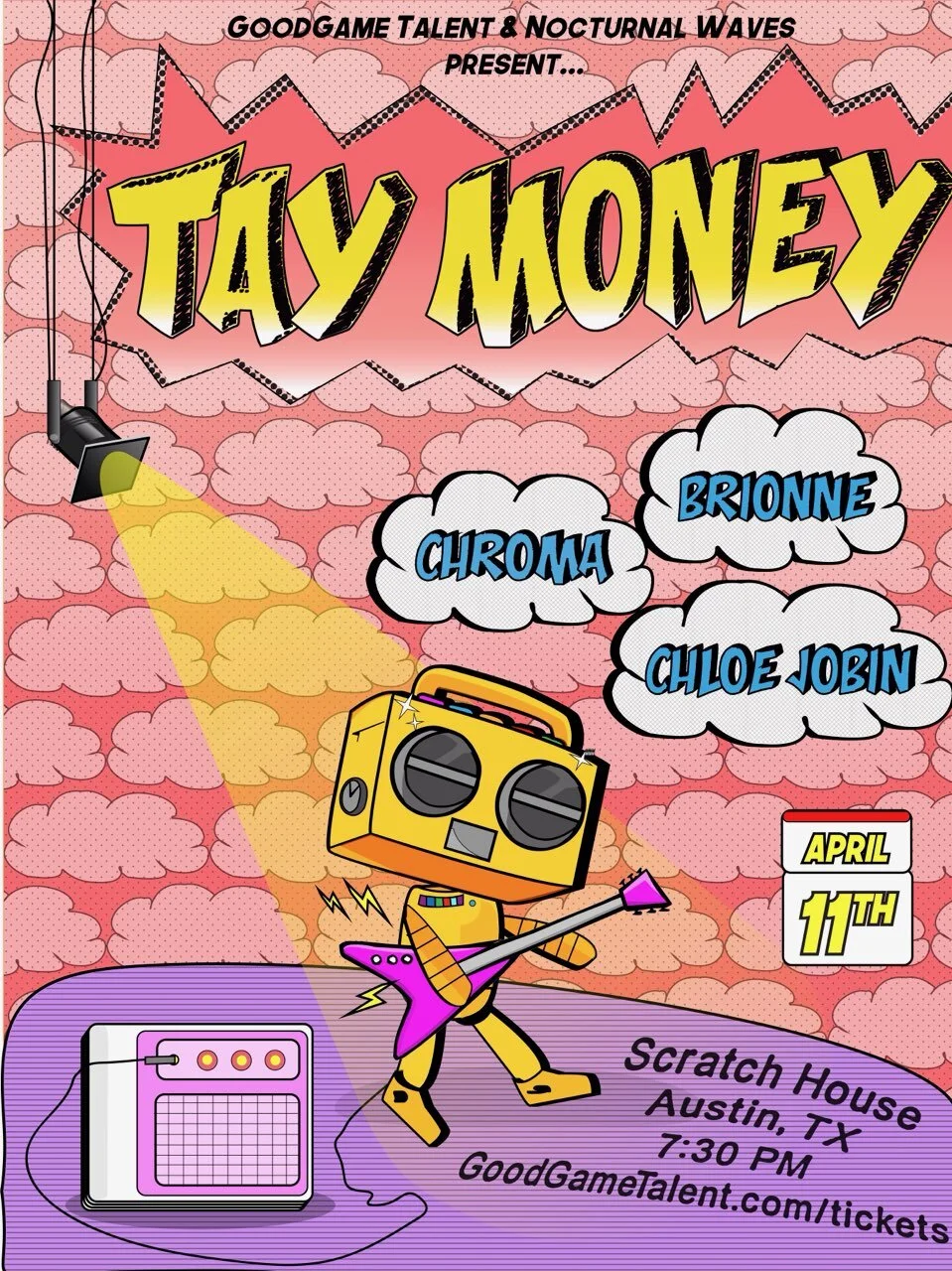 TAY MONEY- LIVE @ SCRATCH HOUSE: AUSTIN, TX