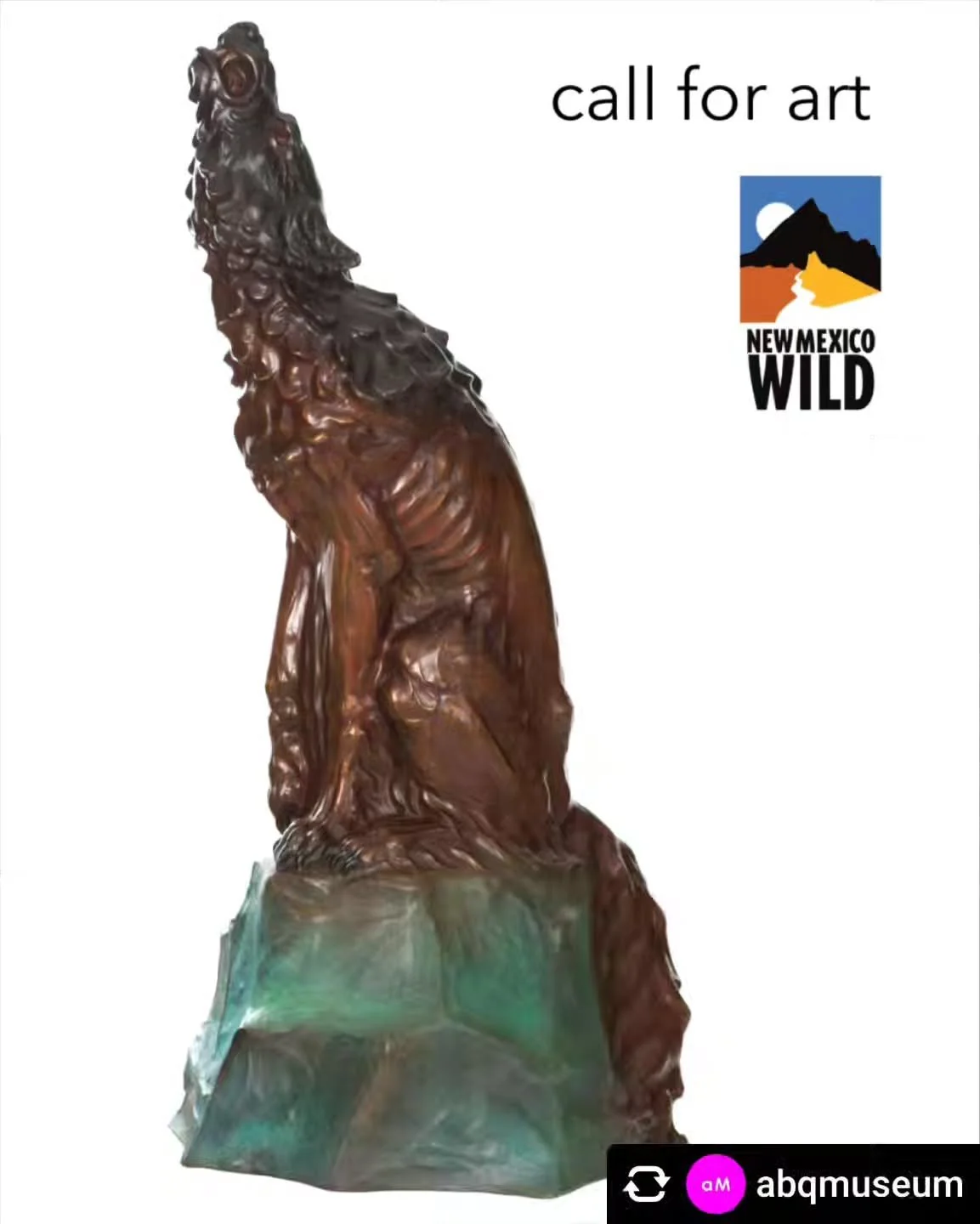 Repost &bull; @abqmuseum CALL FOR ART: New Mexico Wild invites artists of all ages, backgrounds, and skill levels to submit original artwork for the 2026 Mexican Gray Wolf Conservation Stamp Contest. All two-dimensional drawings, paintings, or photog
