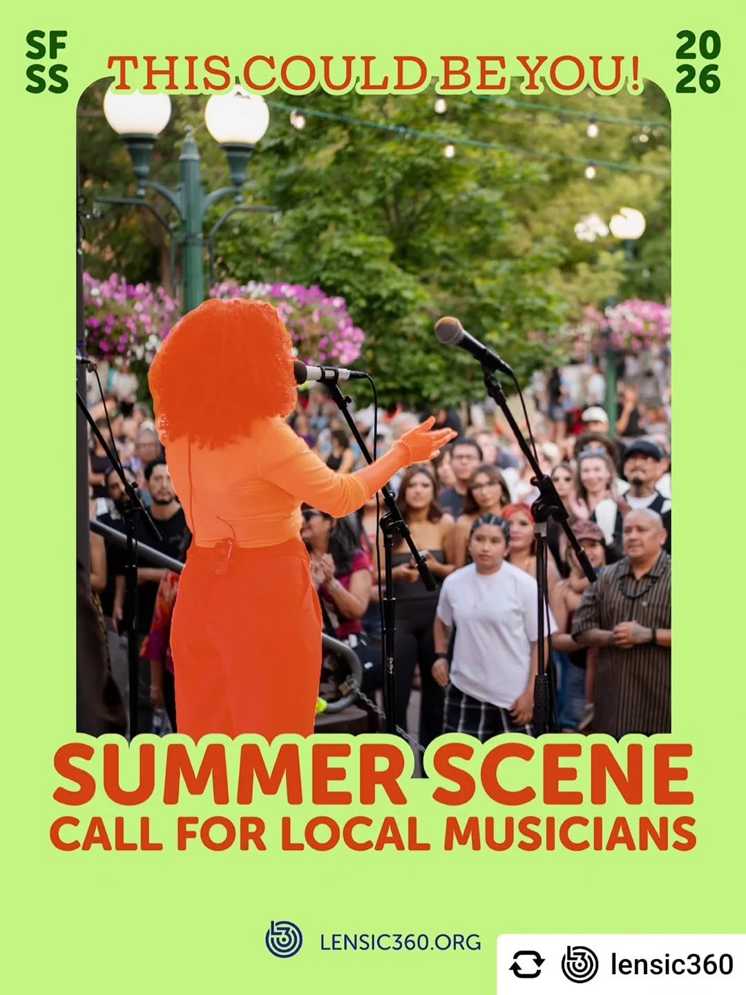Repost &bull; @lensic360 applications are open for local NM musicians to be part of summer scene 2026. 50+ free shows across santa fe. MARCH 1 deadline. shoot your shot.

🔗 link in bio under &ldquo;SFSS 26 Submissions&ldquo;
know a NM artist who&rsq
