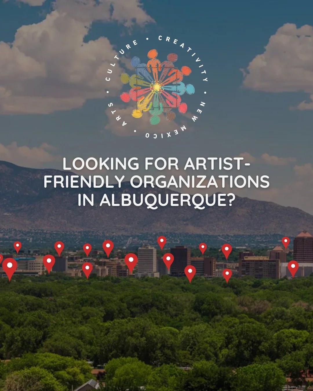 Looking for support as an artist in Albuquerque? We've made a running list of organizations that support local artists! Click the link below to see the list and please let us know if you have any more organizations to add!

goartistgo.com/local-art

