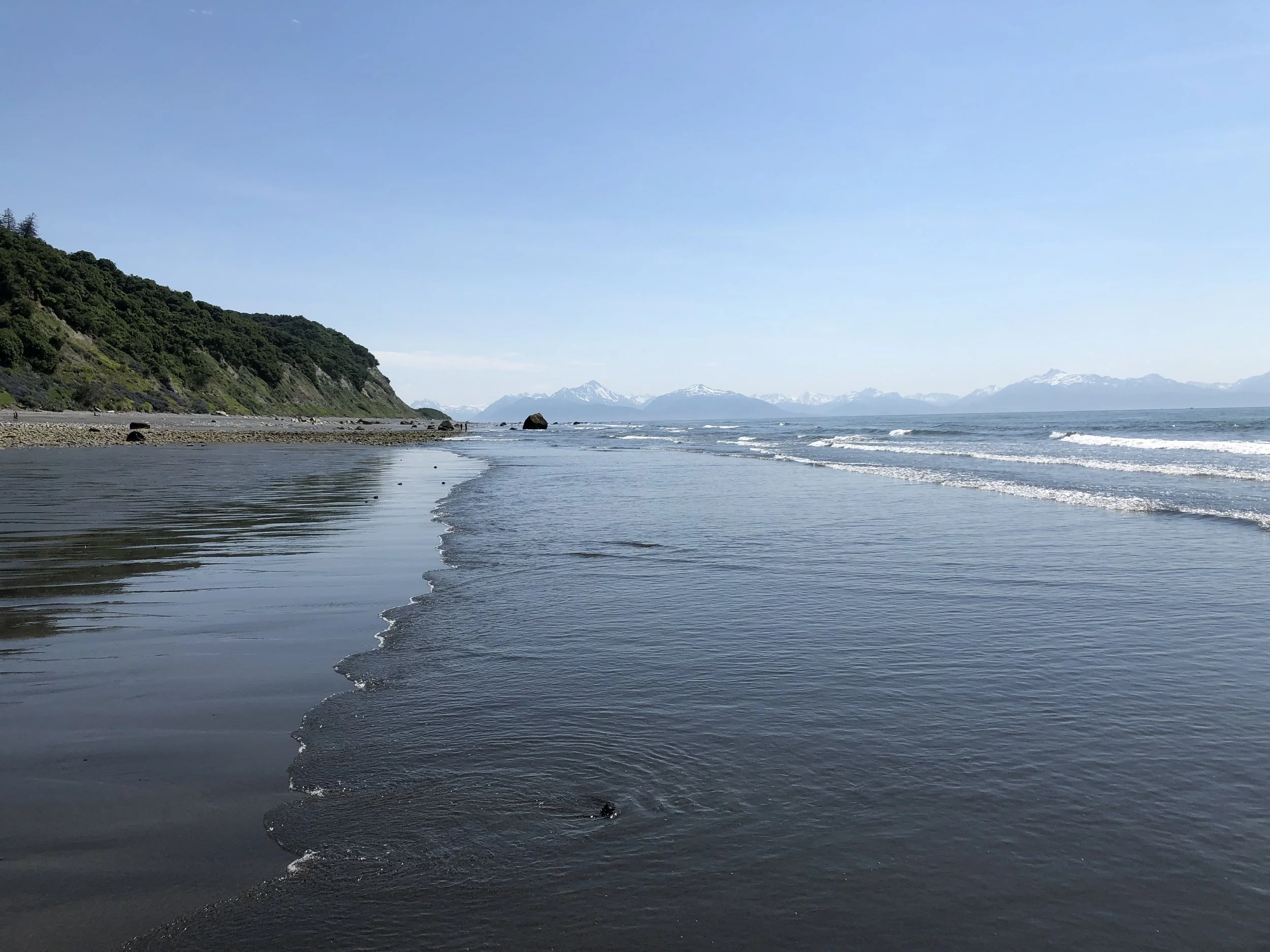 A day at the beach in Homer, Alaska down Diamond Ridge Road. (PS I did go in and it was glorious!)