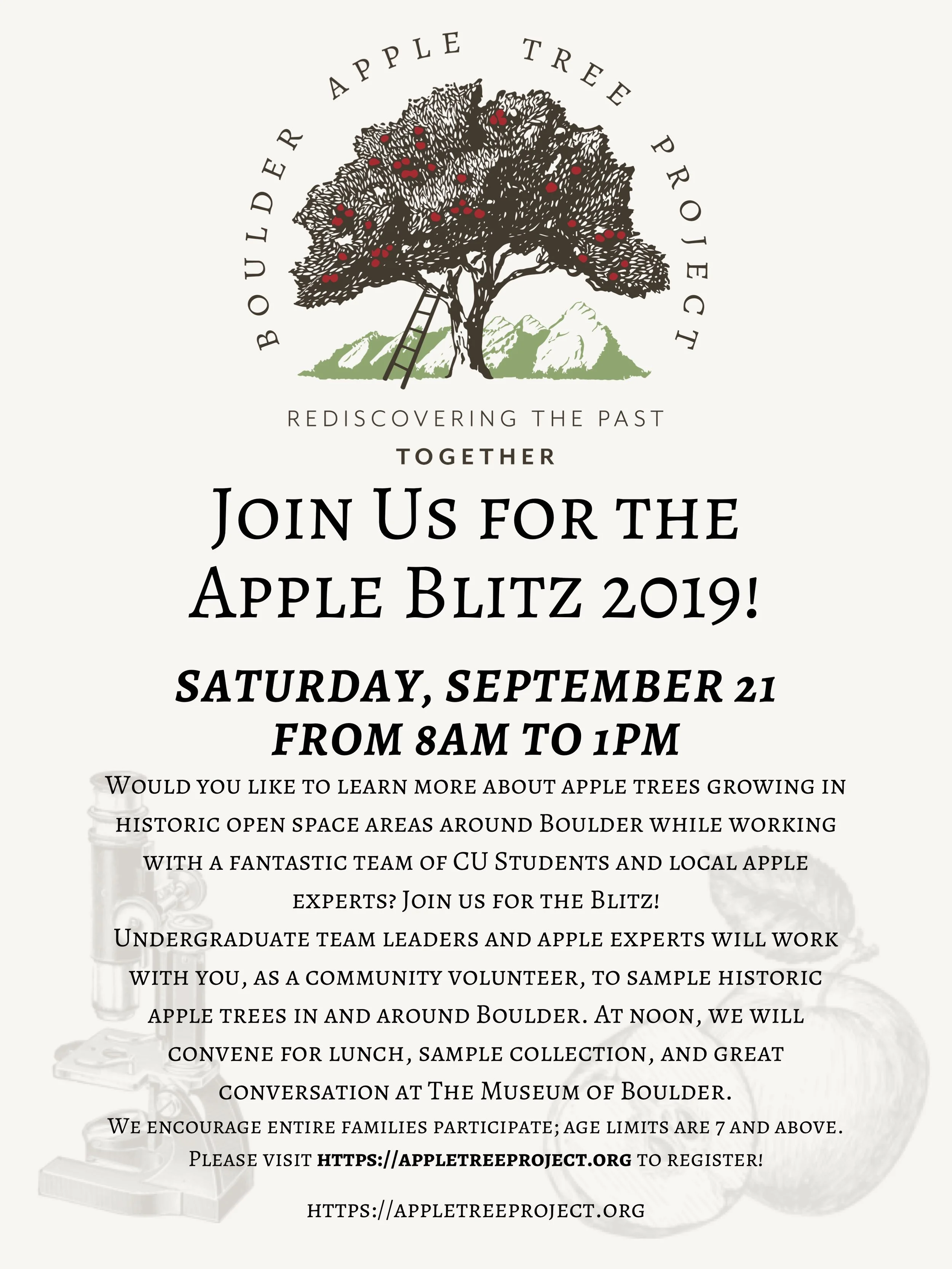 Join us for the Apple Blitz 2019!