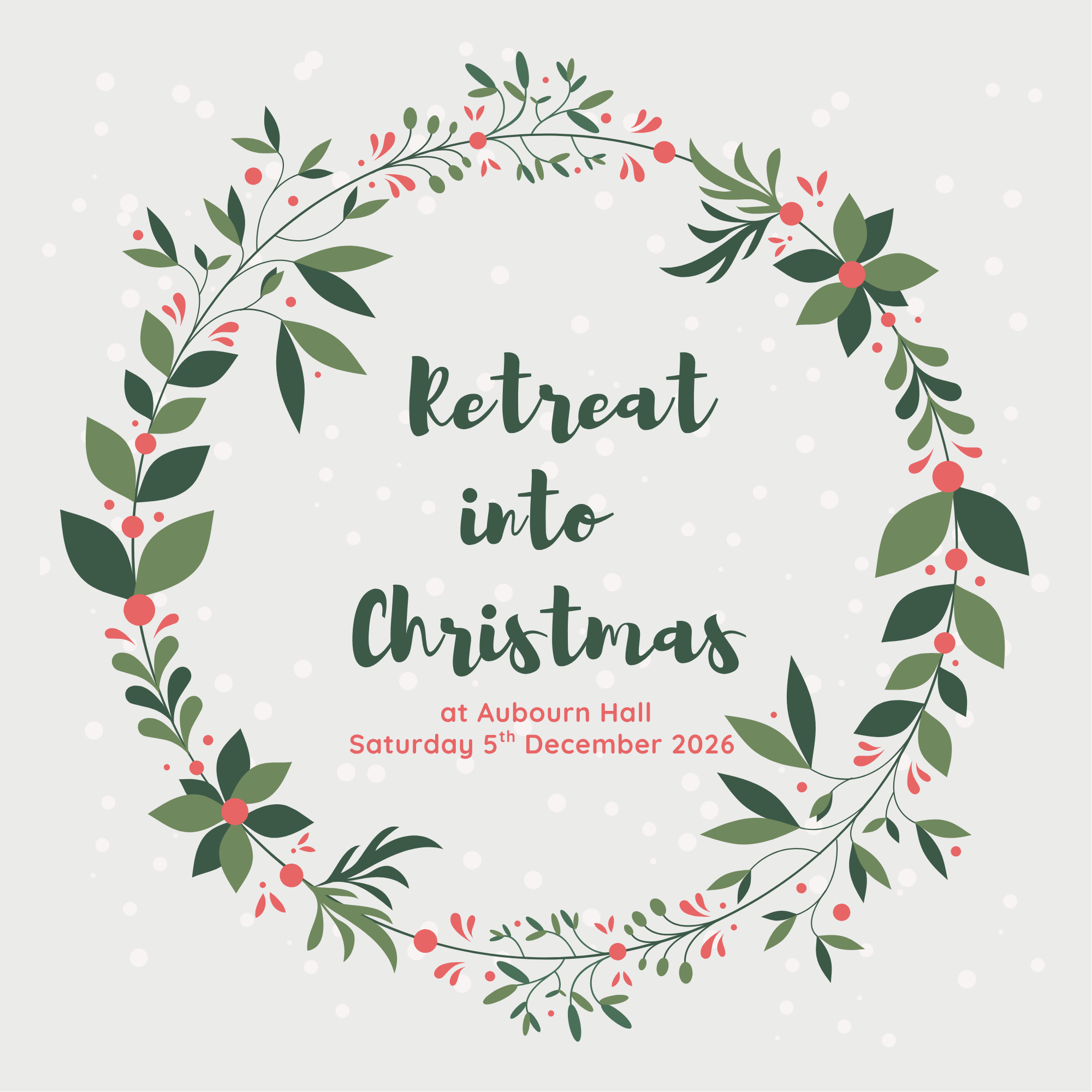 Christmas Wreath & Yoga Retreat Day