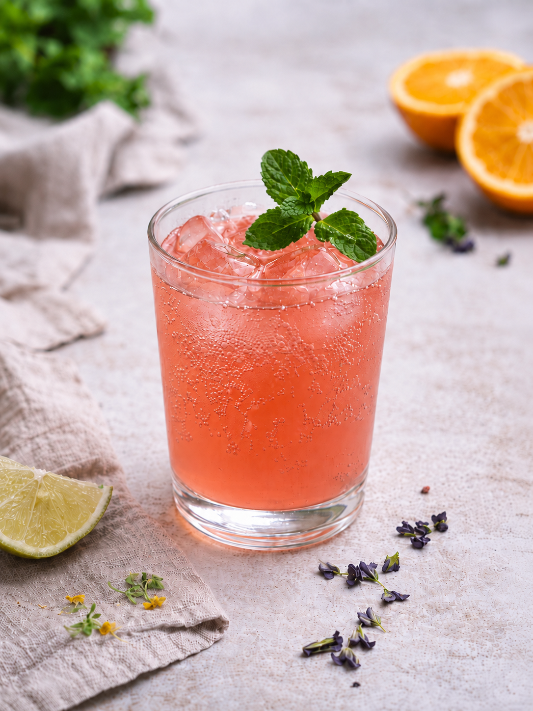 Purple Citrus Kombucha Keg