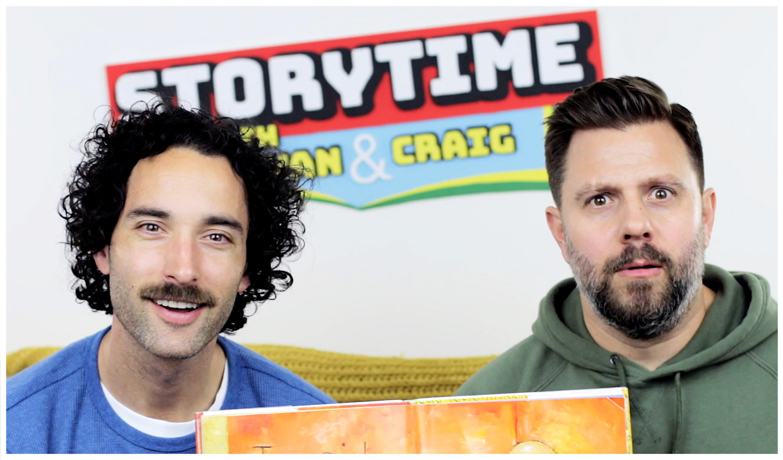 Ryan confuses Craig (often, but in this case) while reading No David! by David Shannon.