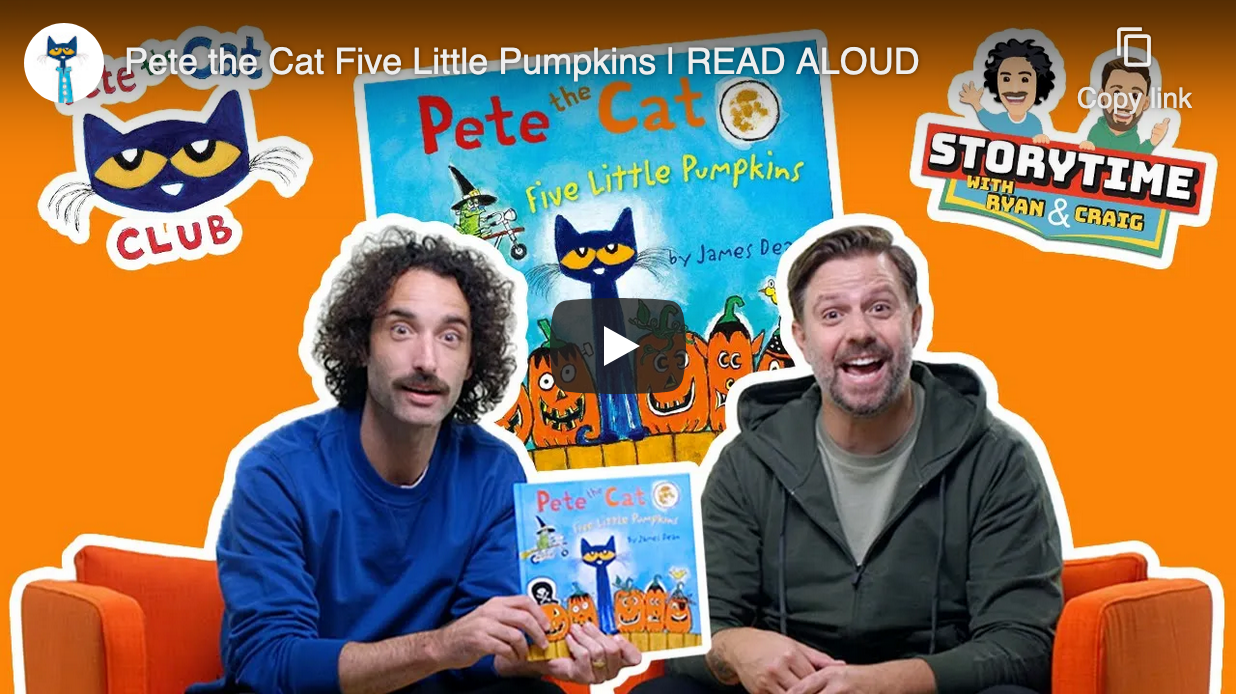 Pete the Cat: Five Little Pumpkins by James Dean