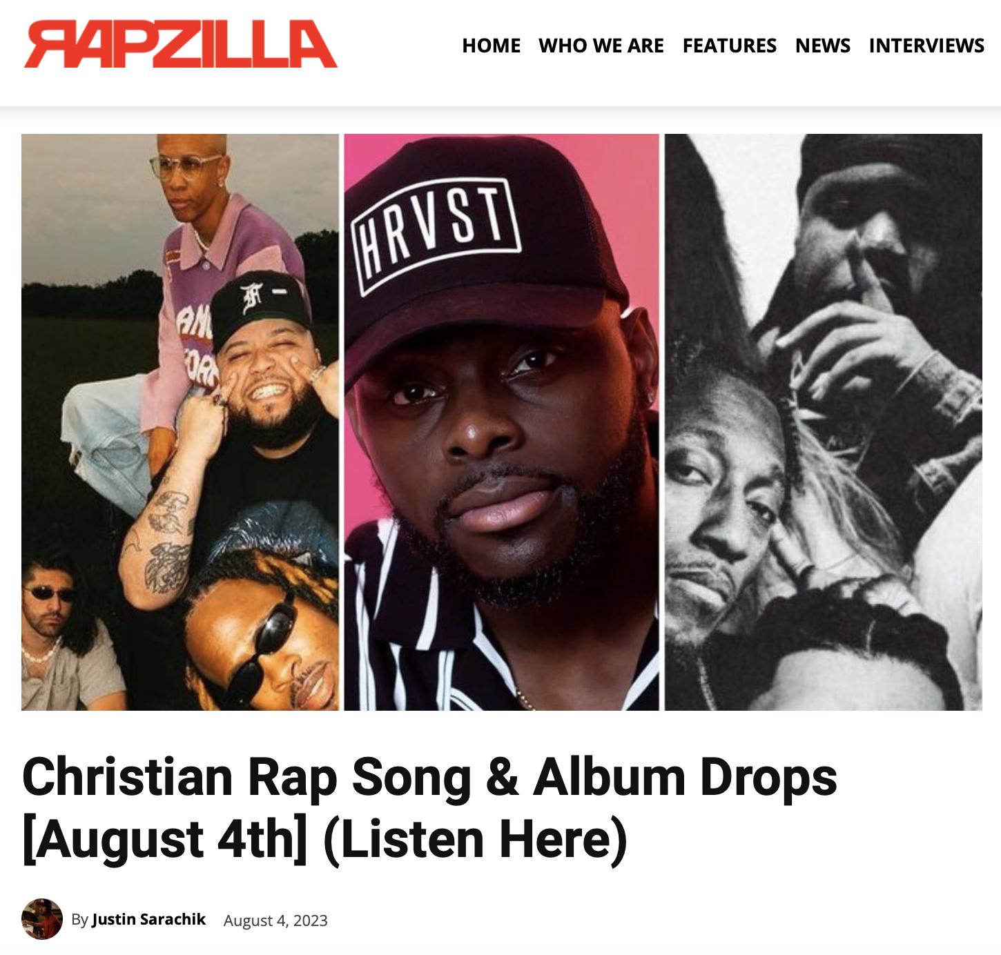 Christian Rap Song &amp; Album Drops [August 4th] (Listen Here)