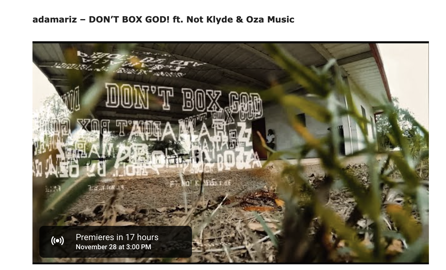 Christian Rap Songs &amp; Album Drops [November 24th] (Listen Here)