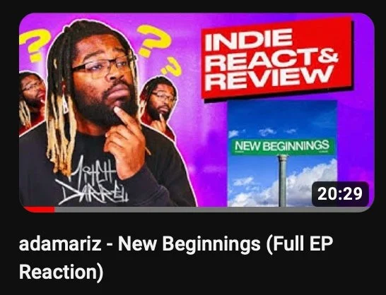adamariz - New Beginnings (Full EP Reaction) by Mitch Darrell